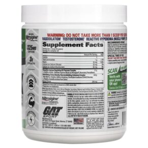 GAT Sport NITRAFLEX Green Apple 10.1 oz (285 g) 859613648884