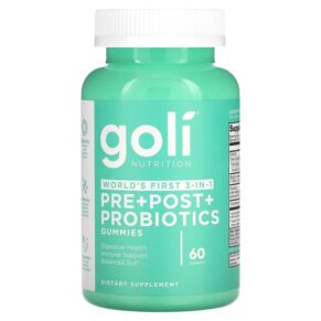 Goli Nutrition Pre+Post+Probiotics 60 viên 055840403962