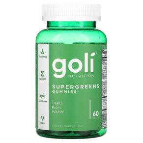 Goli Nutrition Supergreens 60 Pieces 055840401821