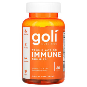 Goli Nutrition Triple Action Immune 60 Pieces 055840402569