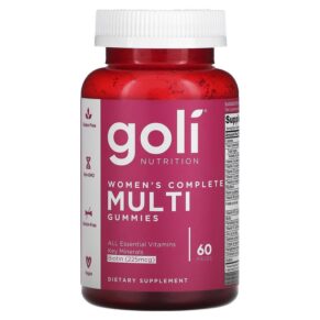 Goli Nutrition Women's Complete Multi 60 Pieces 055840402552