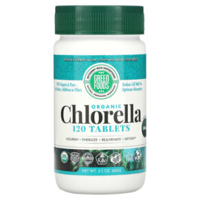 Green Foods Corporation Organic Chlorella 500 mg 120 viên 083851204155