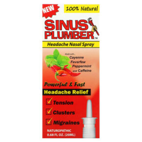 Greensations Sinus Plumber Headache Nasal Spray 0.68 fl oz (20 ml) 899312002440