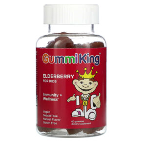 GummiKing Elderberry for Kids Immunity + Wellness Raspberry 60 viên 835776001438
