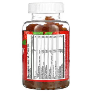 Gummiology Adult Multivitamin Gummies Natural Raspberry Flavor 100 Vegetarian Gummies 898220014767
