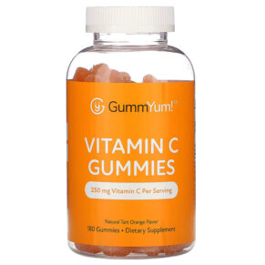 GummYum! Vitamin C Natural Tart Orange Flavor 125 mg 180 viên 810012470834