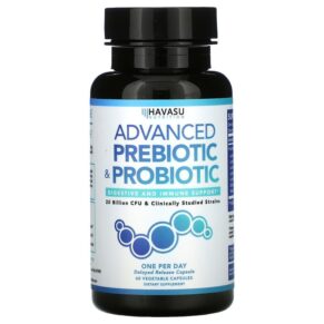 Havasu Nutrition Advanced Prebiotic & Probiotic 20 Billion CFU 60 viên 850008464027