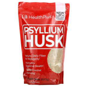 Health Plus Inc. Psyllium Husk 24 oz (680 g) 083502401223