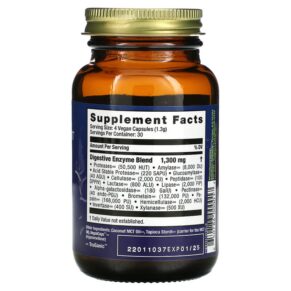 HealthForce Superfoods Digestion Enhancement Enzymes 120 VeganCaps 650786000017