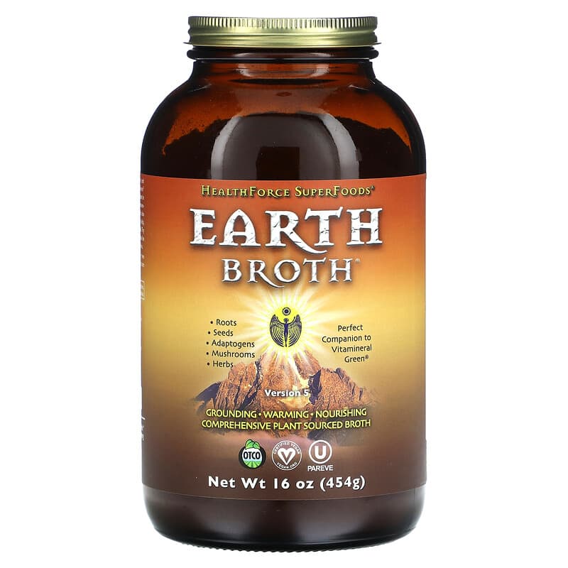 HealthForce Superfoods Earth Broth Version 5 16 oz (454 g) 1 HealthForce Superfoods Earth Broth Version 5 16 oz (454 g) 650786000055