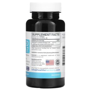 Healths Harmony Purified Omega 7 30 Softgels 642415388634