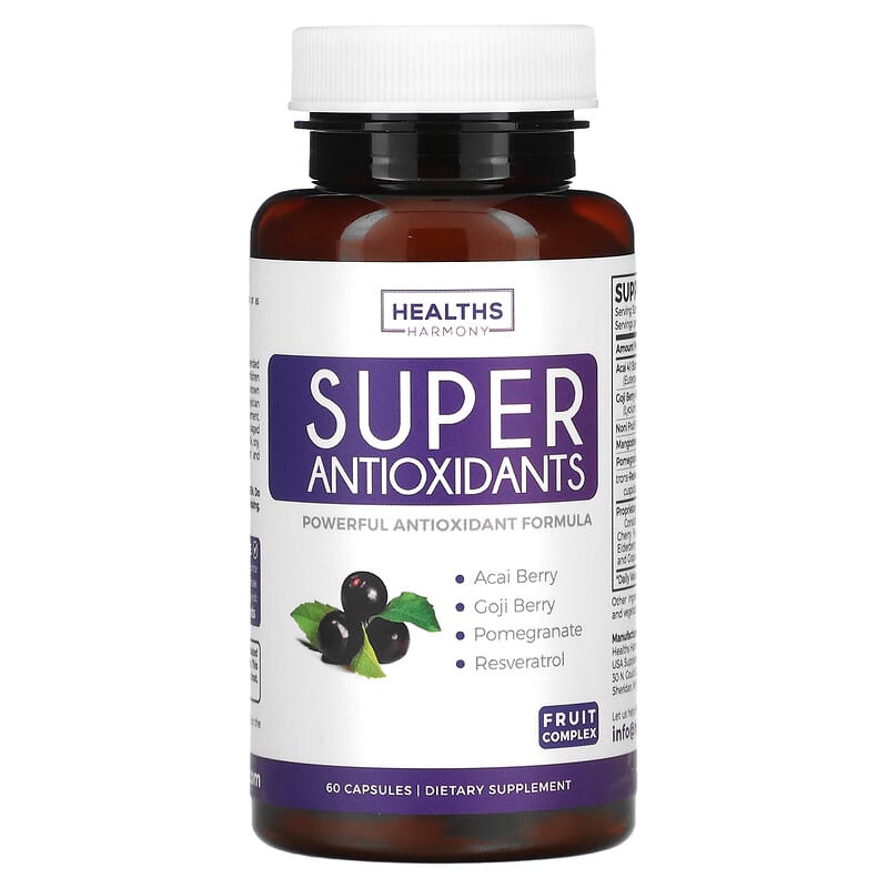 Healths Harmony Super Antioxidants 60 Capsules 1 Healths Harmony Super Antioxidants 60 viên 642415388665