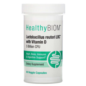 HealthyBiom Lactobacillus Reuteri LRC + Vitamin D 5 Billion CFUs 90 viên 898220016501