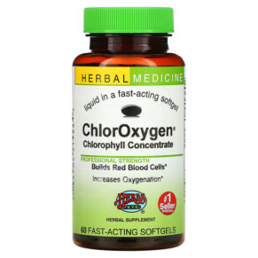 Herbs Etc. ChlorOxygen Chlorophyll Concentrate 60 Fast-Acting viên 765704519264