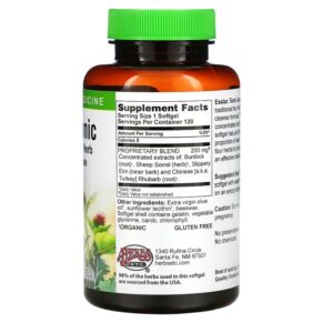 Herbs Etc. Essiac Tonic 120 Fast-Acting Softgels 765704604717