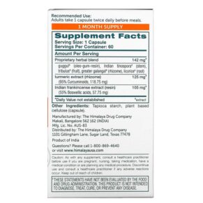 Himalaya Curcumin Complete The Joint Solution 60 Vegetarian Capsules 3 Himalaya Curcumin Complete The Joint Solution 60 Vegetarian Capsules 605069060523