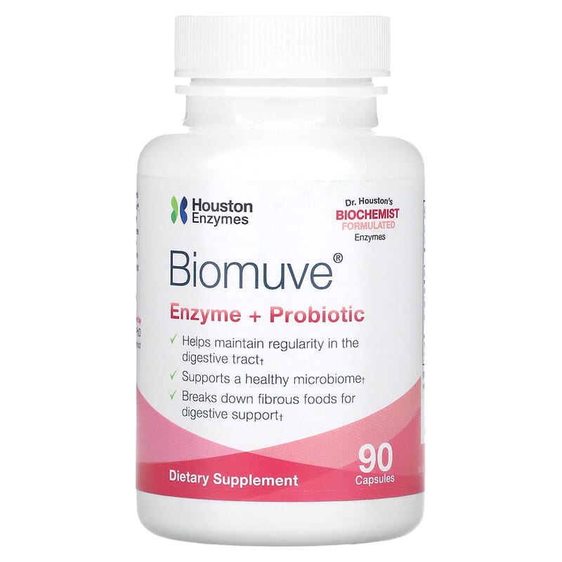 Houston Enzymes Biomuve Enzyme + Probiotic 90 Capsules 1 Houston Enzymes Biomuve Enzyme + Probiotic 90 viên 898631000441