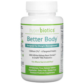Hyperbiotics Better Body Designed for Weight Management 5 Billion CFU 60 Time-Release viên 9506000113791
