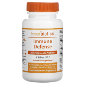 Hyperbiotics Immune Defense Daily Probiotic Natural Orange 3 Billion CFU 60 viên 9506000116648