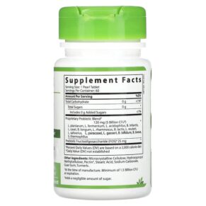 Hyperbiotics PRO-15 Prebiotic + Probiotic 5 Billion CFU 60 Time-Release Micro-Pearls 9506000058504