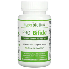 Hyperbiotics PRO-Bifido Probiotic Support for Ages 50+ 60 Time-Release viên 9506000113777
