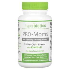 Hyperbiotics PRO-Moms + Kiwifruit 5 Billion CFU 30 Time-Release viên 9506000058566