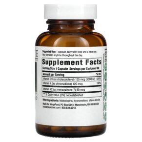 Innate Response Formulas Vitamin D3 5.000 IU (125 mcg) 60 Capsules 051494430026