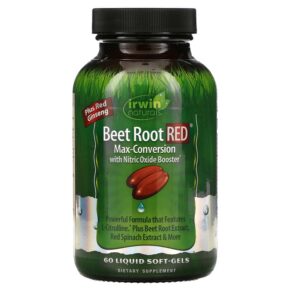 Irwin Naturals Beet Root RED Max-Conversion + Nitric Oxide Booster 60 viên 710363591854