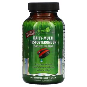 Irwin Naturals Daily-Multi Testosterone Up Booster cho Nam 60 viên 840081404669