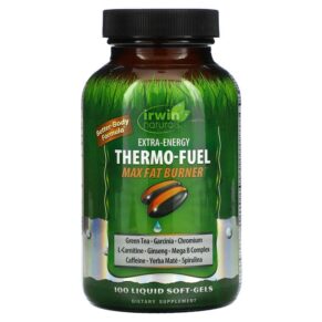 Irwin Naturals Extra-Energy Thermo-Fuel Max Fat Burner 100 viên 840081404362