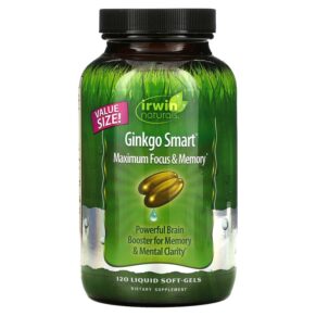 Irwin Naturals Ginkgo Smart Maximum Focus & Memory 120 viên 710363578268
