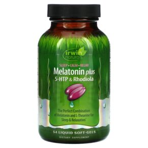 Irwin Naturals Melatonin Plus 5-HTP & Rhodiola 54 viên 710363591939