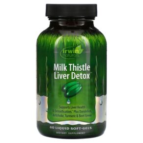 Irwin Naturals Milk Thistle Liver Detox 60 viên 710363585495