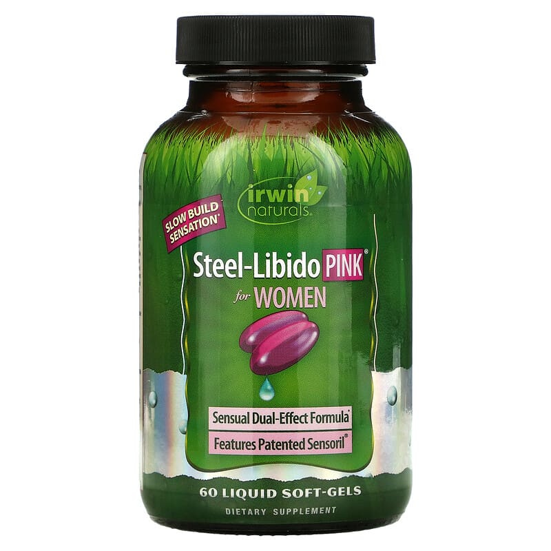 Irwin Naturals Steel-Libido Pink For Women 60 Liquid Soft-Gels 1 Irwin Naturals Steel-Libido Pink cho Nữ 60 viên 710363585310