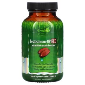 Irwin Naturals Testosterone UP RED + Nitric Oxide Booster 60 viên 710363585983