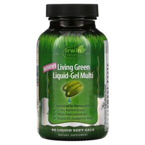 Irwin Naturals Women's Living Green Liquid-Gel Multi 90 viên 710363566883