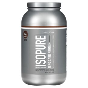Isopure Zero Carb Protein Powder Cookies & Cream 3 lb (1.36 kg) 089094021979