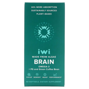 iWi Brain Omega-3 + PS & Green Coffee Bean 60 viên 818353020411