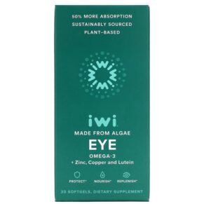 iWi Eye Omega-3 + Zinc Copper & Lutein 30 viên 818353020442