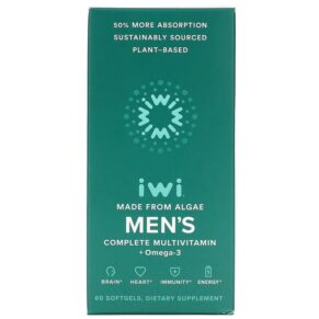 iWi Men's Complete Multivitamin + Omega-3 60 viên 818353020404