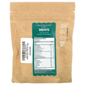 iWi Men's Multivitamin + Omega-3 120 Softgels 818353020572