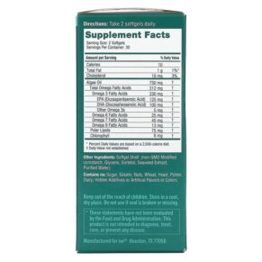 iWi Omega-3 Mini EPA + DHA 60 Softgels 818353020480