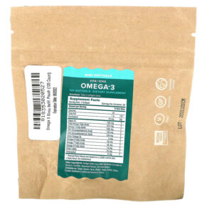 iWi Omega-3 Mini Refill Pouch EPA + DHA 120 Softgels 818353020527