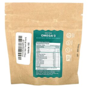 iWi Omega-3 Refill Pouch EPA + DHA 60 Softgels 818353020510