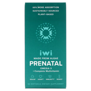 iWi Prenatal Omega-3 + Complete Multivitamin 60 viên 818353020398