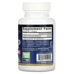 Jarrow Formulas 5-HTP 50 mg 90 Veggie Caps 790011150442