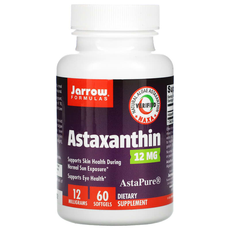 Jarrow Formulas Astaxanthin 12 mg 60 Softgels 1 Jarrow Formulas Astaxanthin 12 mg 60 viên 790011202127