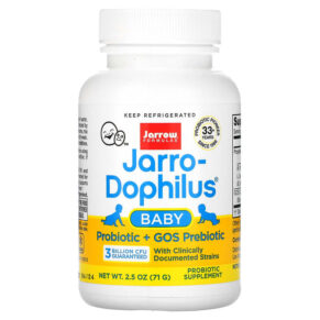 Jarrow Formulas Baby's Jarro-Dophilus Probiotic + GOS Prebiotic Powder 2.5 oz (71 g) 790011030133