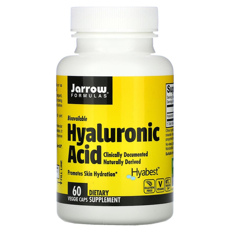 Jarrow Formulas Hyaluronic Acid 60 Veggie Caps 1 Jarrow Formulas Hyaluronic Acid 60 viên 790011290186