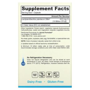 Jarrow Formulas Ideal Bowel Support 10 Billion 30 Veggie Caps 790011030287